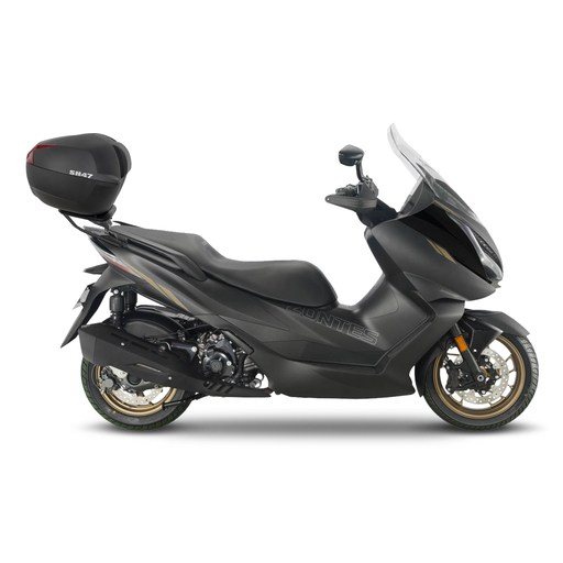 Top case city 50 litres noir mat pour scooter et moto Yamaha