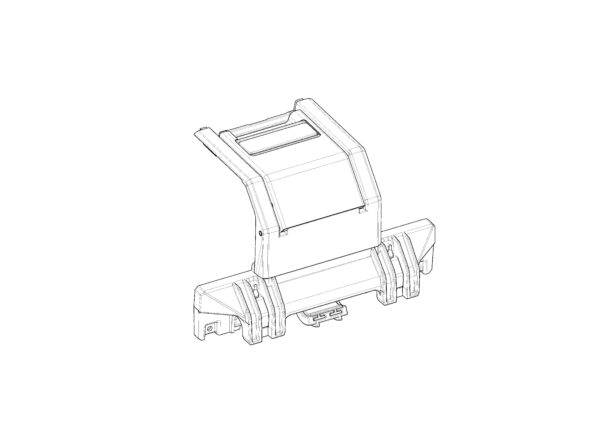 PARTE INFERIOR CERRADURA TR36