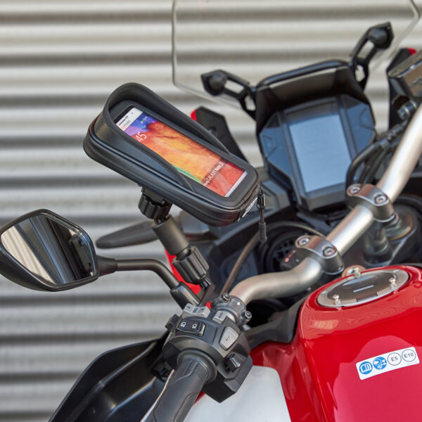 SOPORTE SMARTPHONE SG62,160 x 80 mm - ESPEJO RETROVISOR