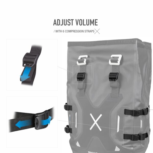 WATERPROOF SADDLE BAGS TERRA TR30
