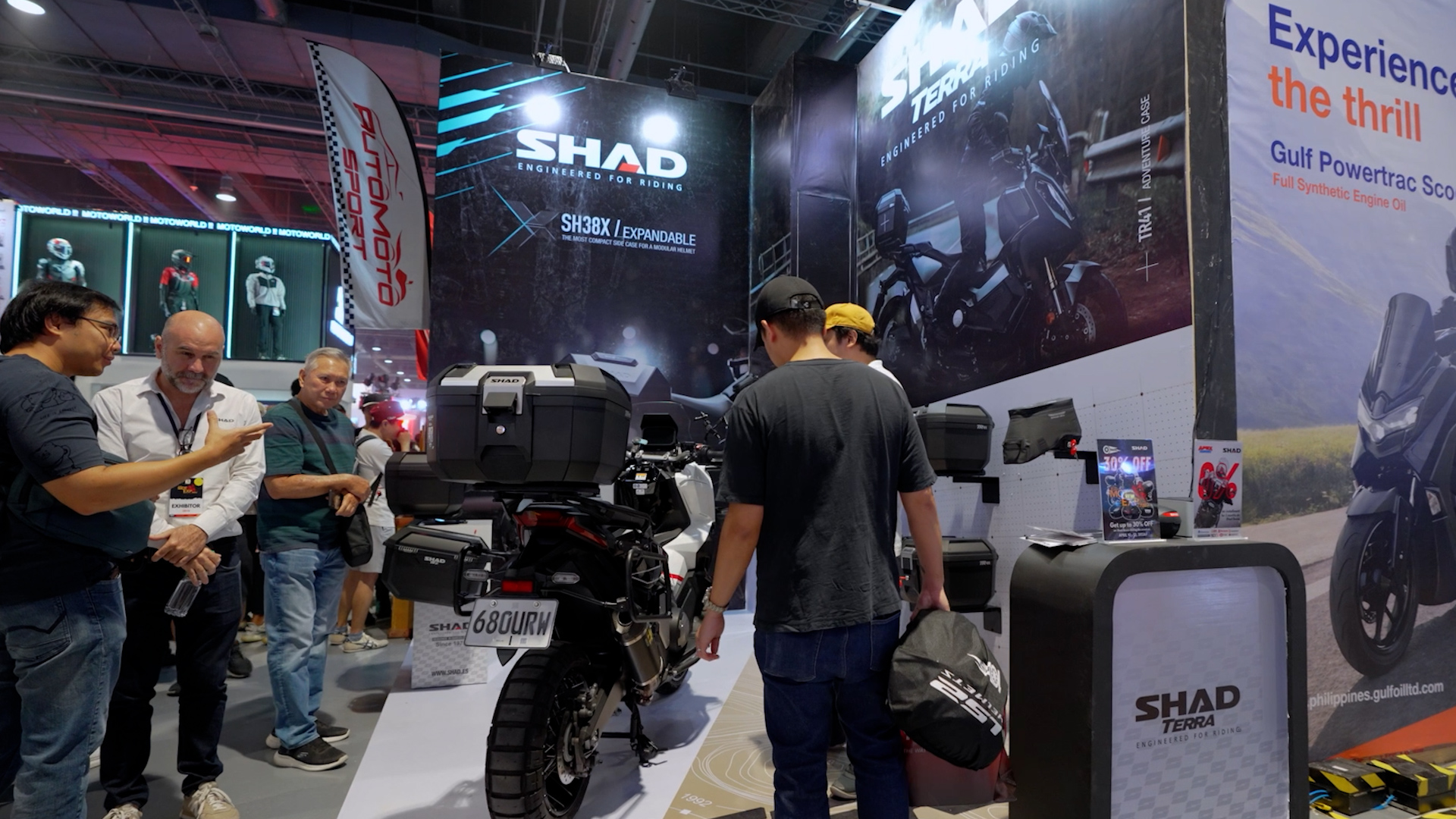 SHAD motorcycle cases and bags