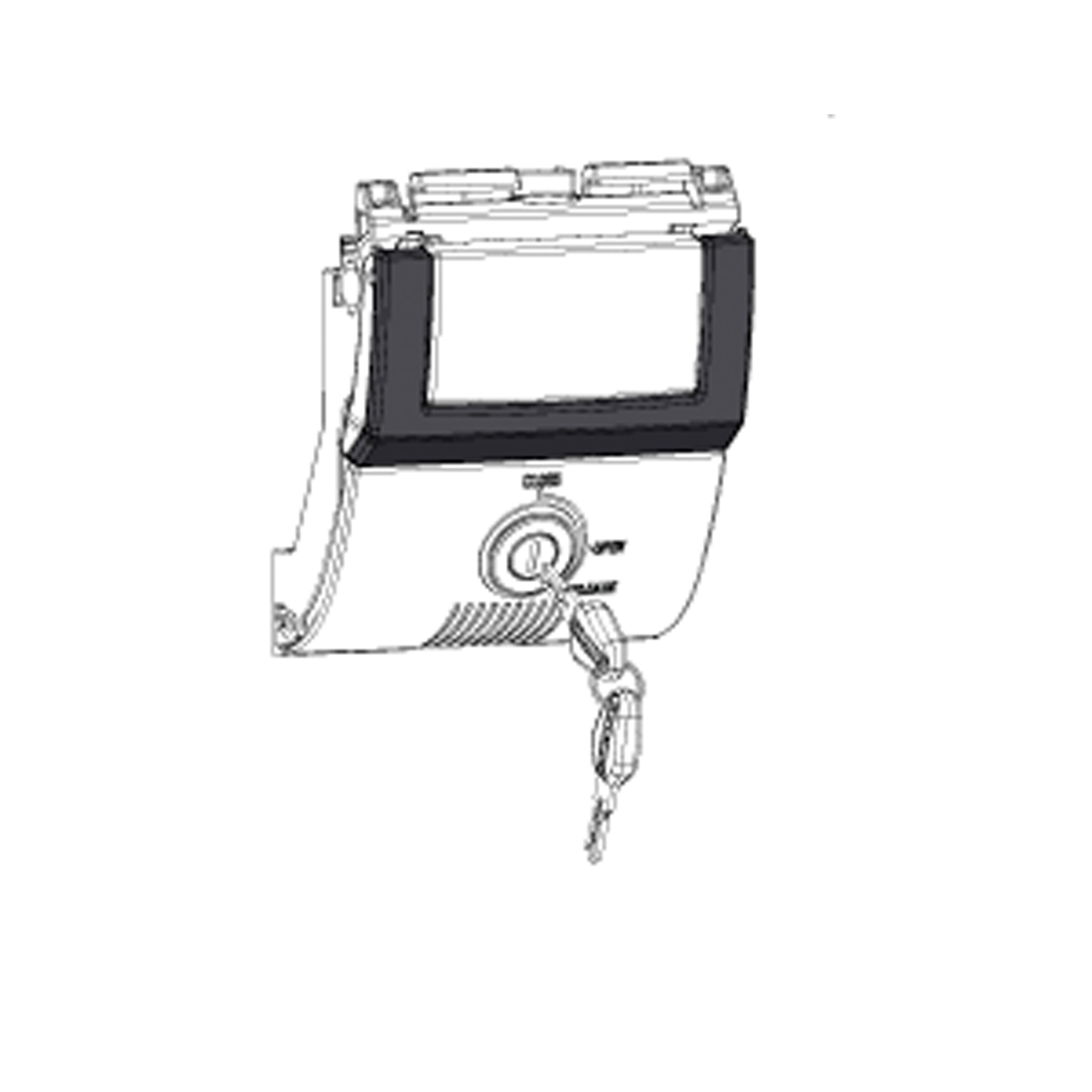 SPARE PART MECHANISM TOP CASE SH48 DARK GREY PREMIUM